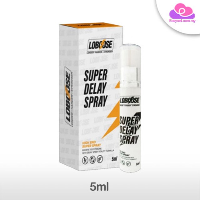 LOBOOSE Super Delay Spray Men Enhancer 5ml Tahan Lama Besar Padu 男性男人男士